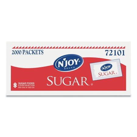 NJOY Sugar Packets, 0.1 oz, 2000PK SUG72101